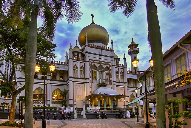 The Sultan Mosque at Kampong Glam, Singapore - Eve of Hari Raya Haji