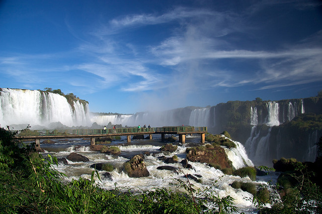 The thundering Iguazu Falls is overwhelming even by day (Photo by Marc Veraart)