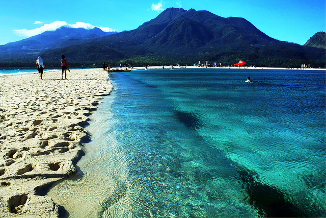 Mt. Hibok-Hibok as viewed from White Island
