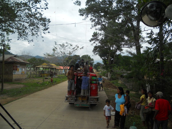 Toploading is a common sight in rural areas