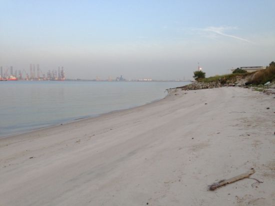 Tuas Beach, secret beach